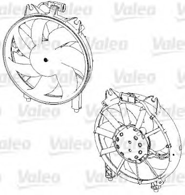 VALEO 696327 Fan, radiator